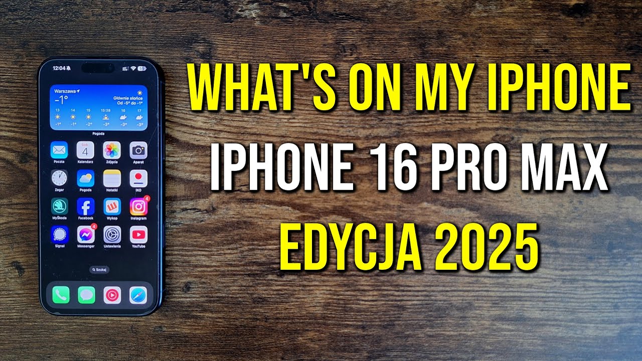 Co trzymam na swoim iPhonie? | What's on my iphone