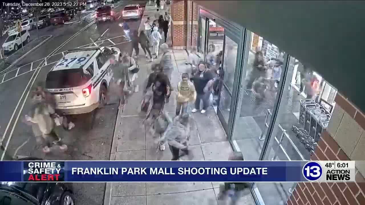 Body cam footage released from Franklin Park Mall shooting