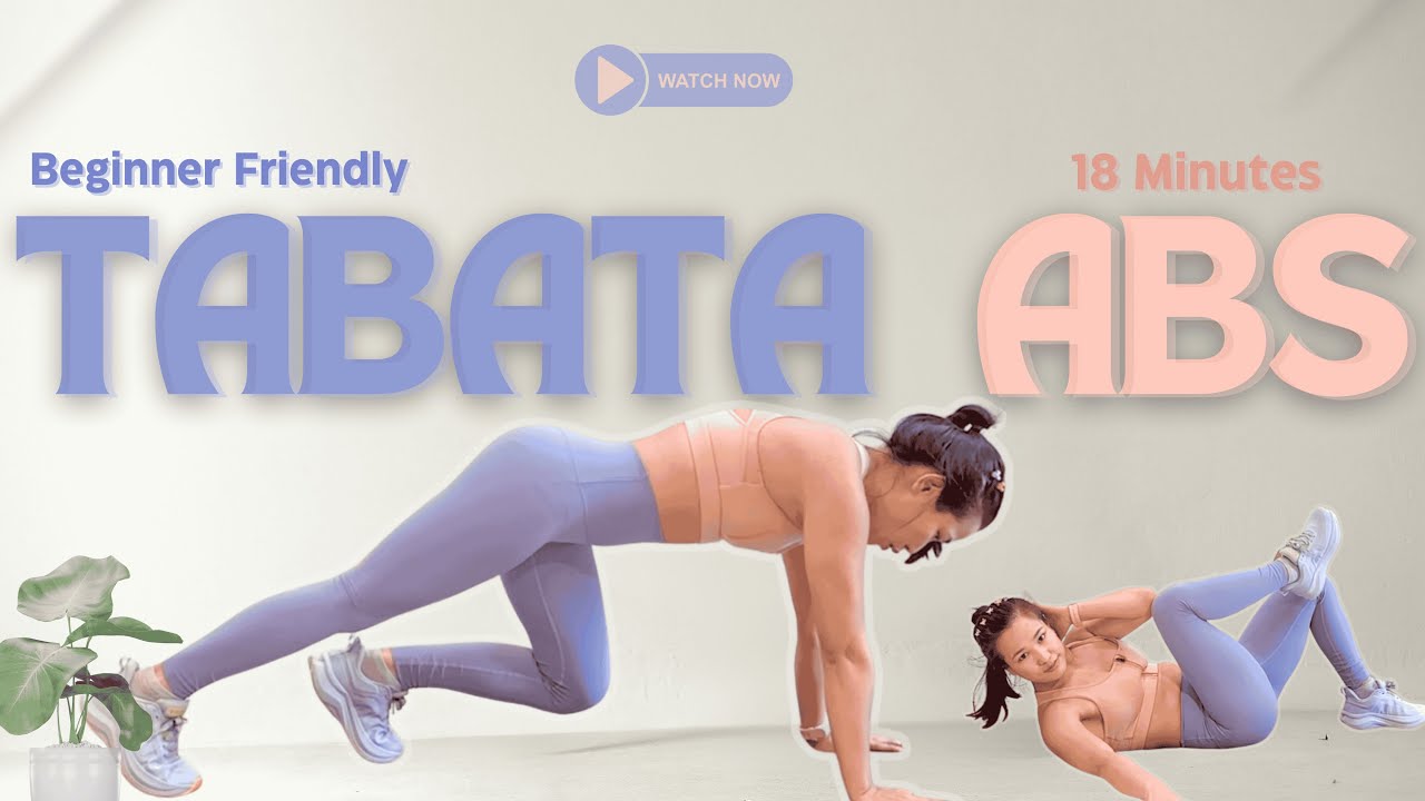 Табата для пресса и мышц живота | Высокоинтенсивная тренировка для сжигания жира на животе