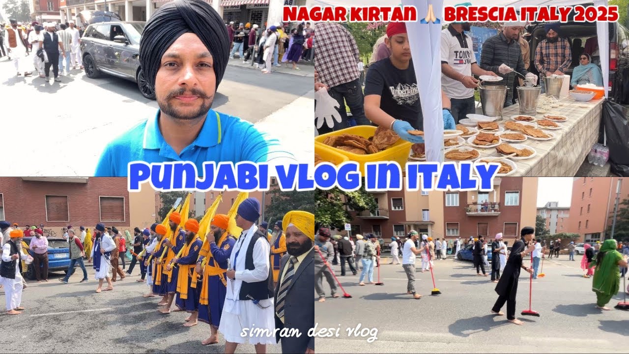 New updates  Italy 🇮🇹 | Nagar kirtan 🙏🏻 BRESCIA ITALY 2025 | Harsimranjit Batth