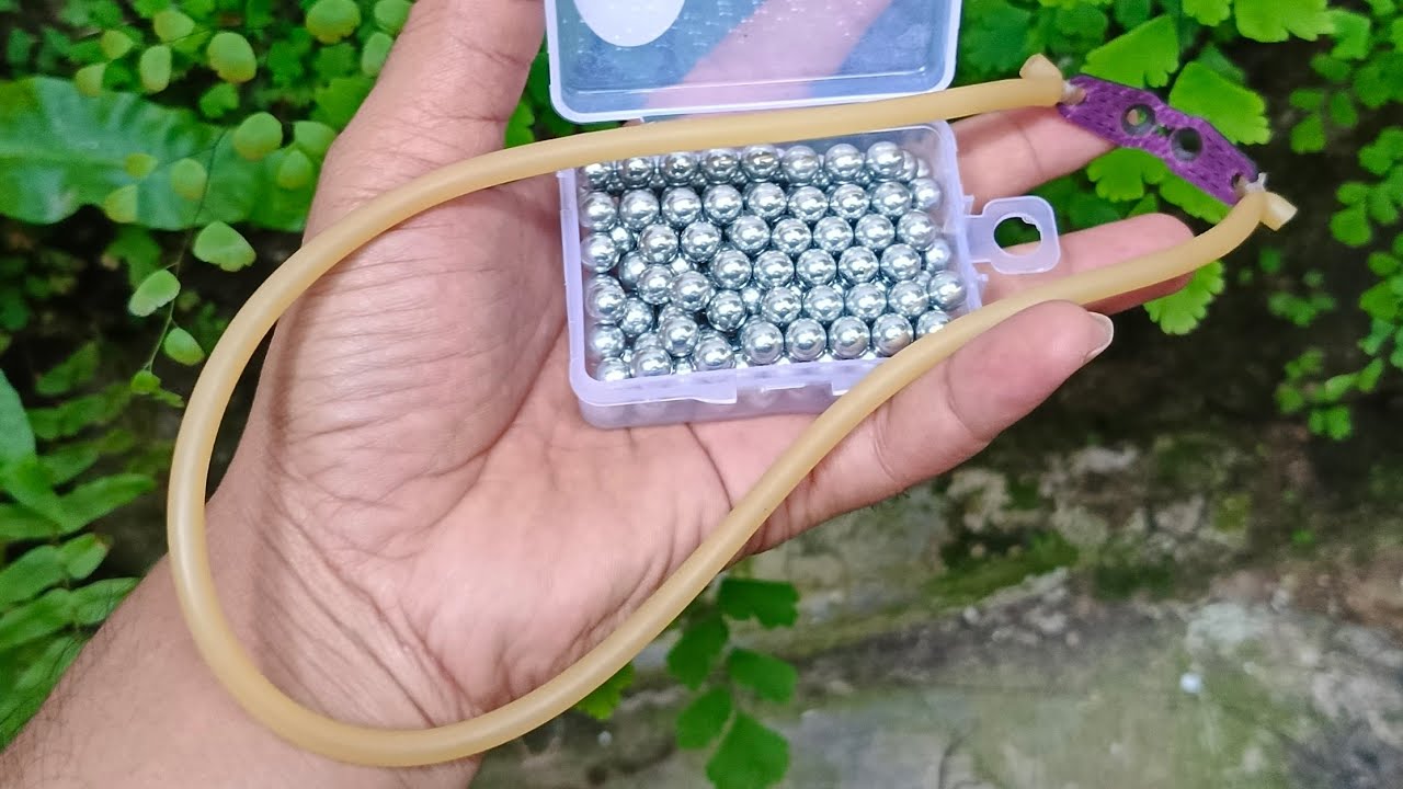 How to make a frameless slingshot from rubber tube #shorts #ketapel