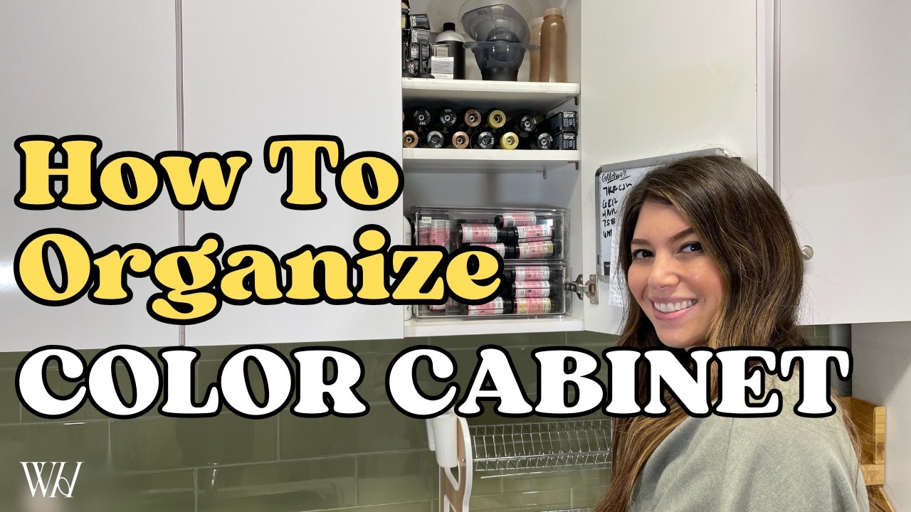 How to Organize Your Hairstylist Color Cabinet | Efficient Storage Tips for a Busy Salon