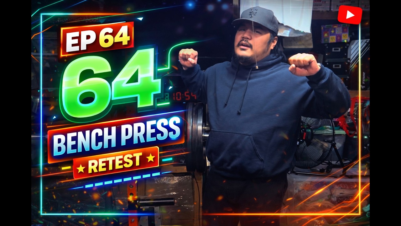 EP. 64: BENCH PRESS JUDGMENT DAY! | 3-Stage PR Retest Protocol (D3W4C4 106/365)