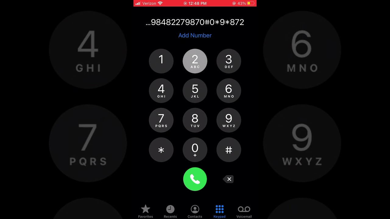 Harry Potter theme song on iPhone keypad 🧹