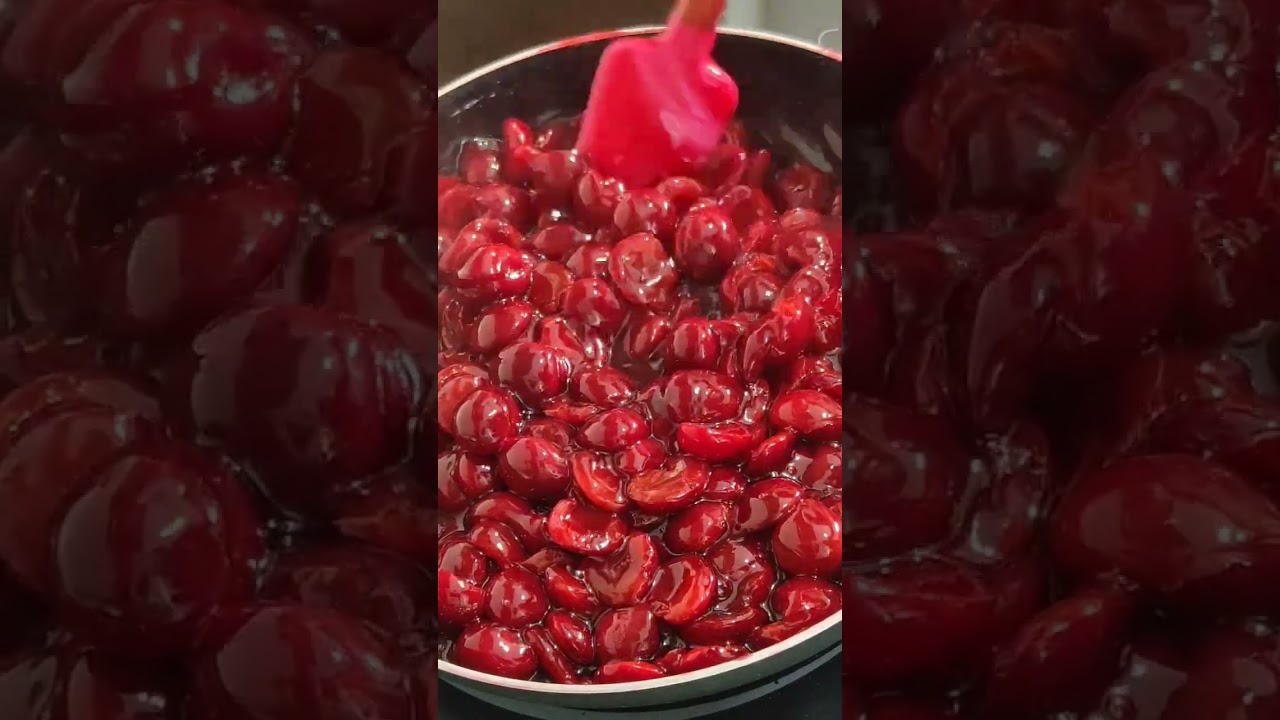 Insertie de visine pentru torturi s&iacute; prajituri😋 reteta in descriere