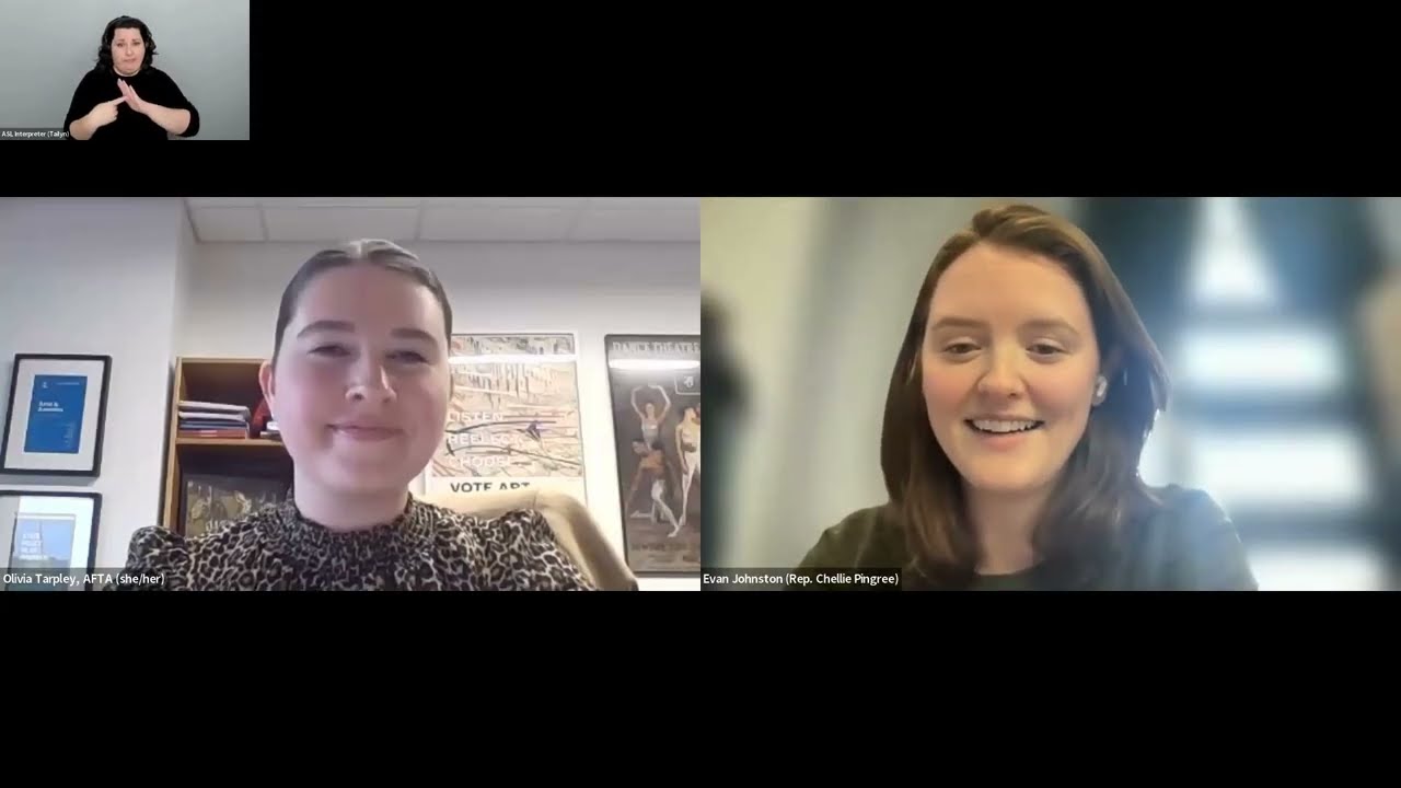December 12, 2025 | Office Hours with our Arts Advocacy Team | Evan Johnston