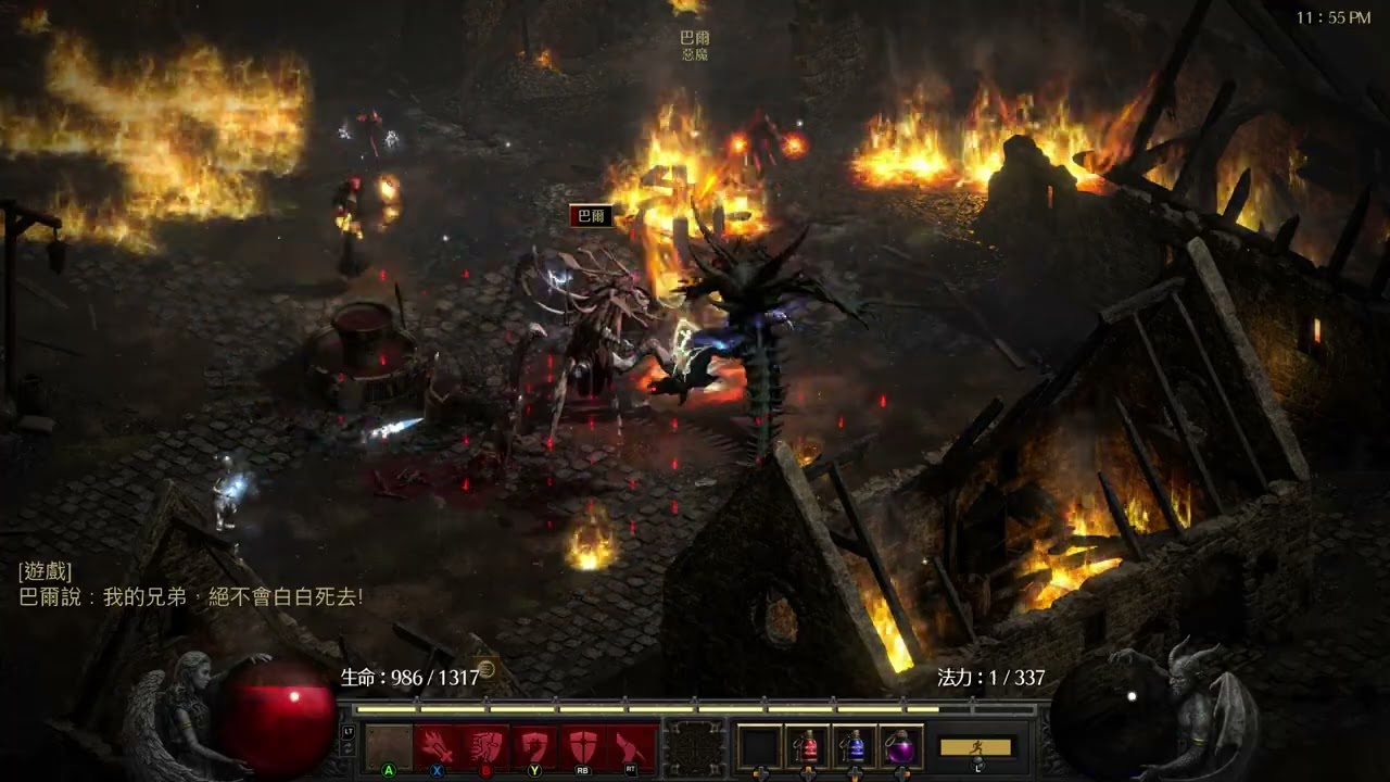【Diablo 2 Resurrected】天梯－天拳盾丁第一次單人試打紅門 法火Get