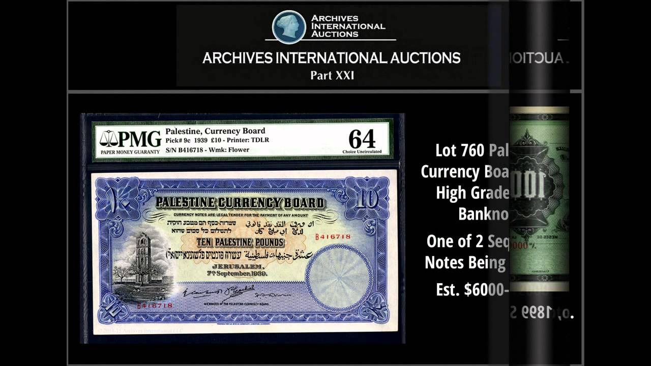 Archives International Auctions Part XXI Video Highlights | Banknote Auction | Scripophiliy