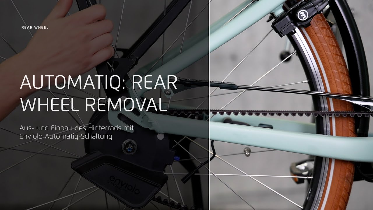 Enviolo Automatiq: How to remove and install the rear wheel