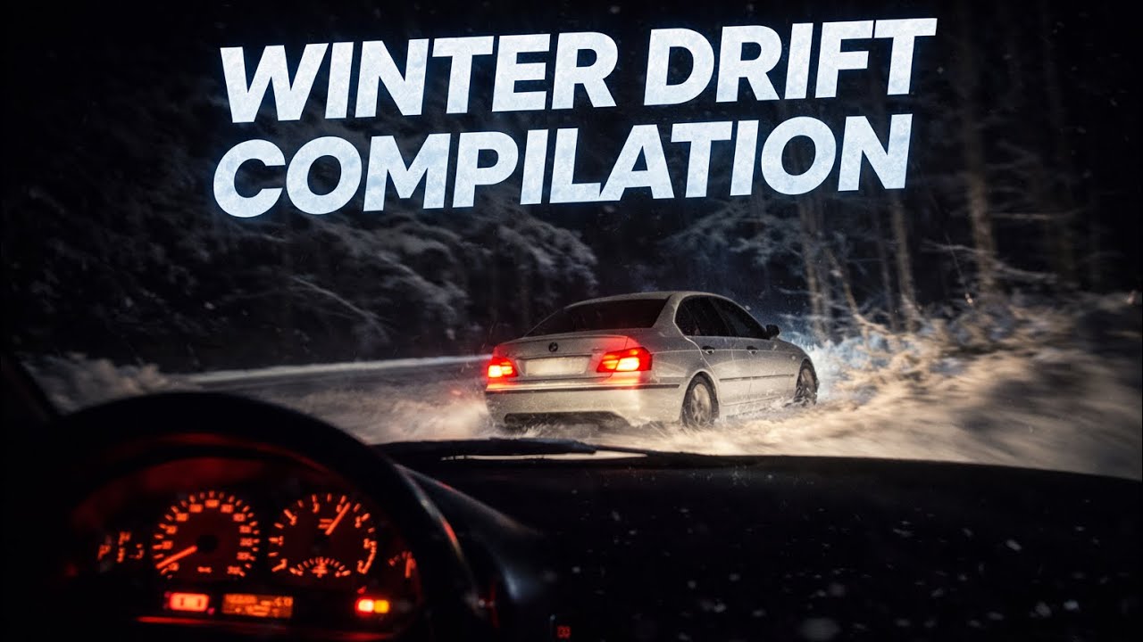 BMW Winter Drift Compilation | E36 & E46 Tandem Drifts