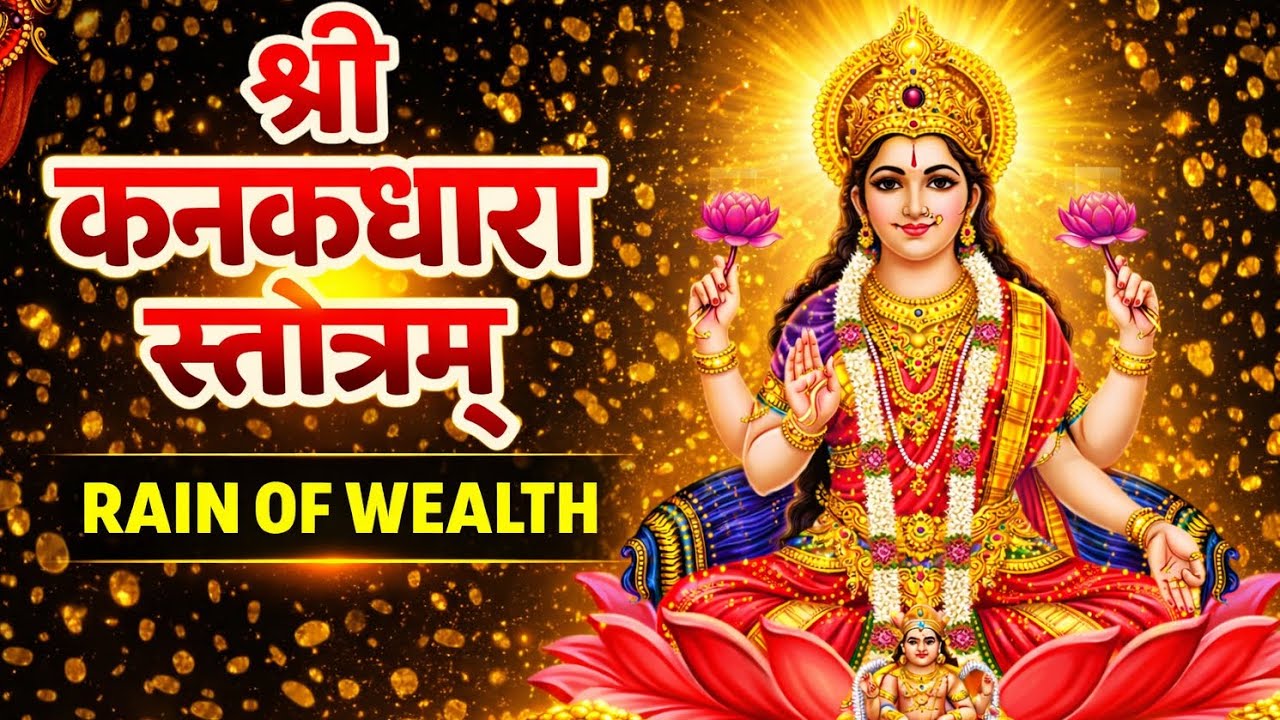 Kanakadhara Stotram (Rain of Gold) | Powerful Lakshmi Mantra to Remove Poverty