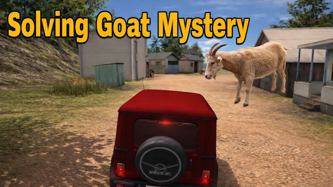 Solving Goat Mystery Russian car driver UAZ hunter FS Legend Gaming 