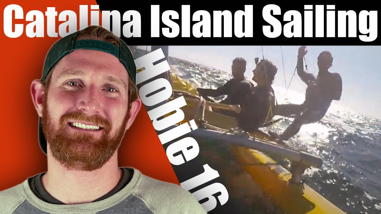 Sailing To Catalina Island On A Hobie Cat 16 ⛵️💨🌊☀️