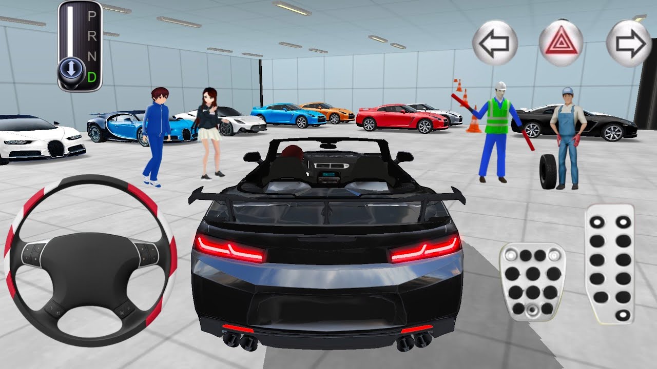 🚗Sharp Turns & Perfect Parking! Camaro in 3D Driving Class Cars Super Store🔥
