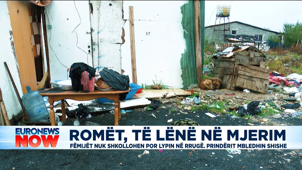 Romët të lënë në mjerim, fëmijët nuk shkollohen por lypin në rrugë