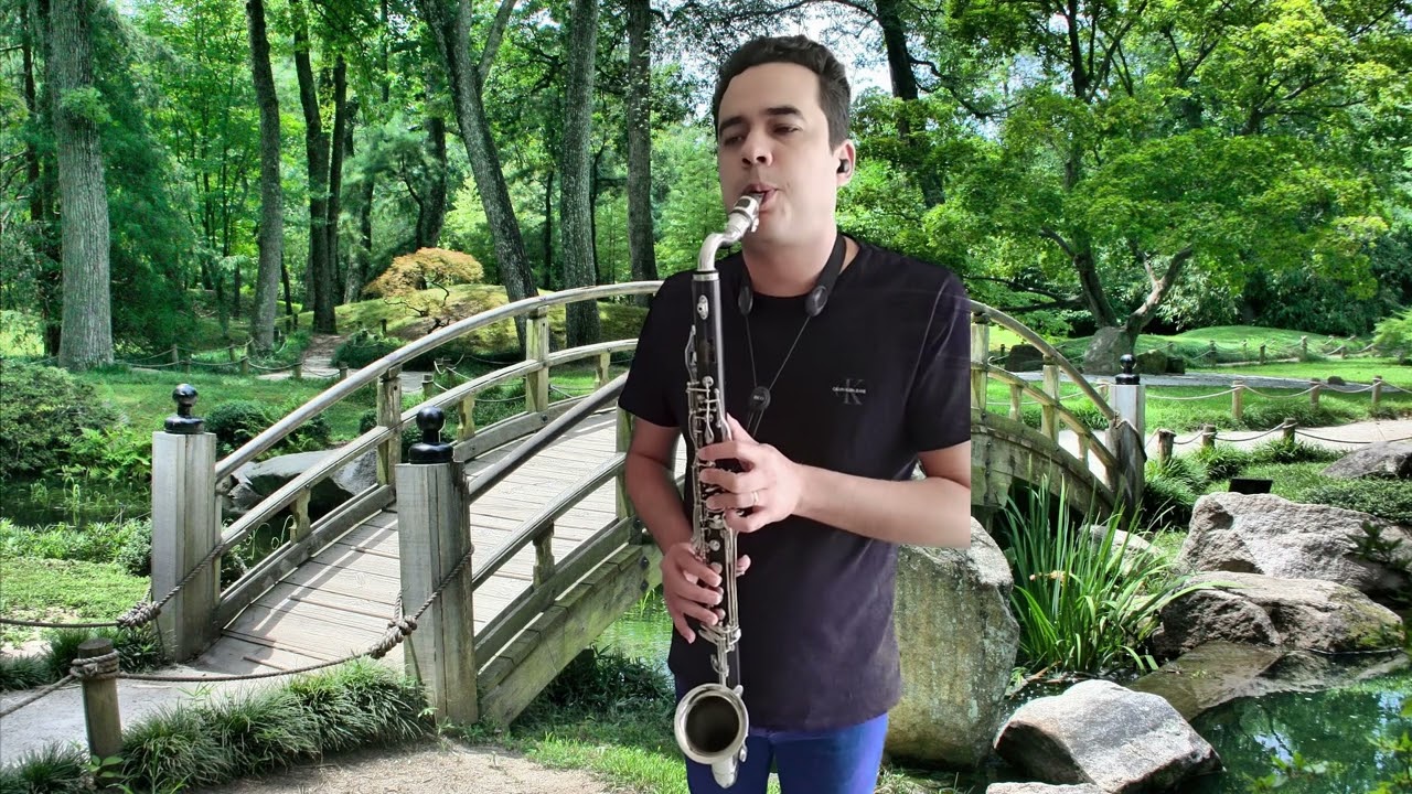 Hino 248 CCB Gl&oacute;ria Aleluia Sinto Jesus - Soprano no Clarone Alto (Blessed Assurance-Alto Clarinet)