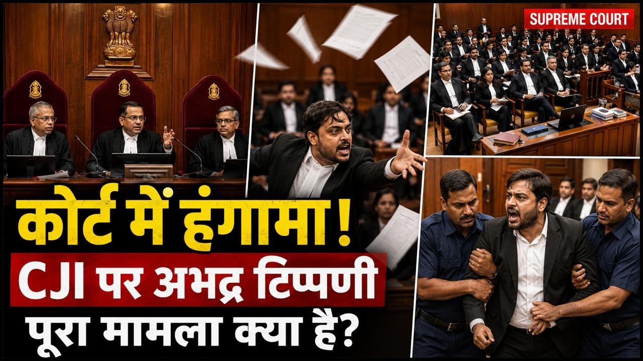 🚨 BREAKING: Lawyer Abuses CJI | Drama Inside Supreme Court  | Pranjal Singh