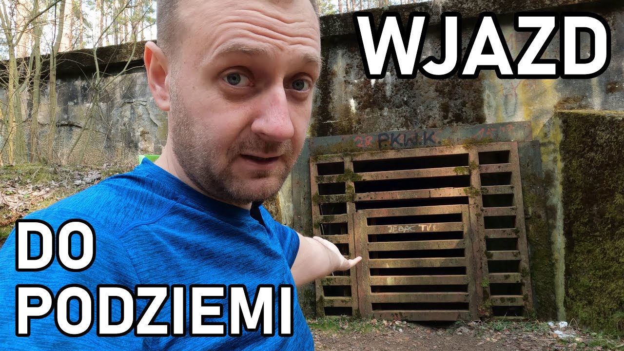 Gł&oacute;wny wjazd A64 - tu można było wjechać pociągiem do Międzyrzeckiego Rejonu Umocnionego