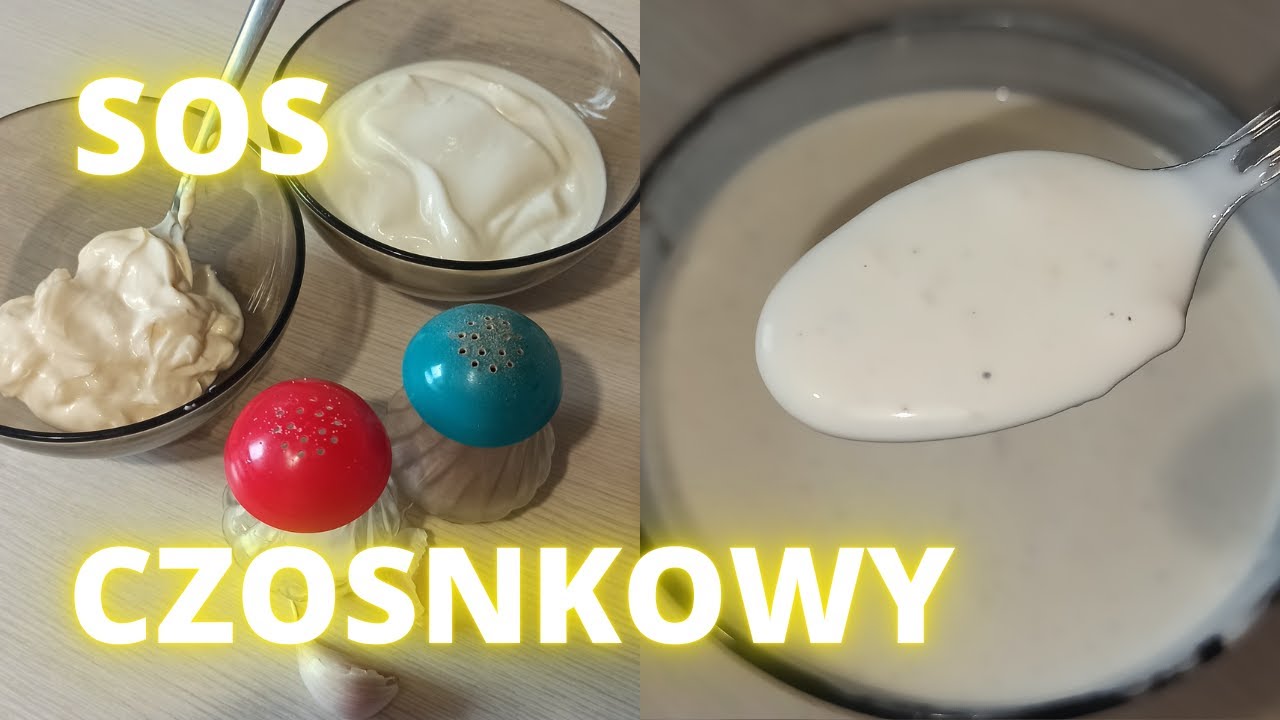 Przepis na domowy SOS CZOSNKOWY 🧄
