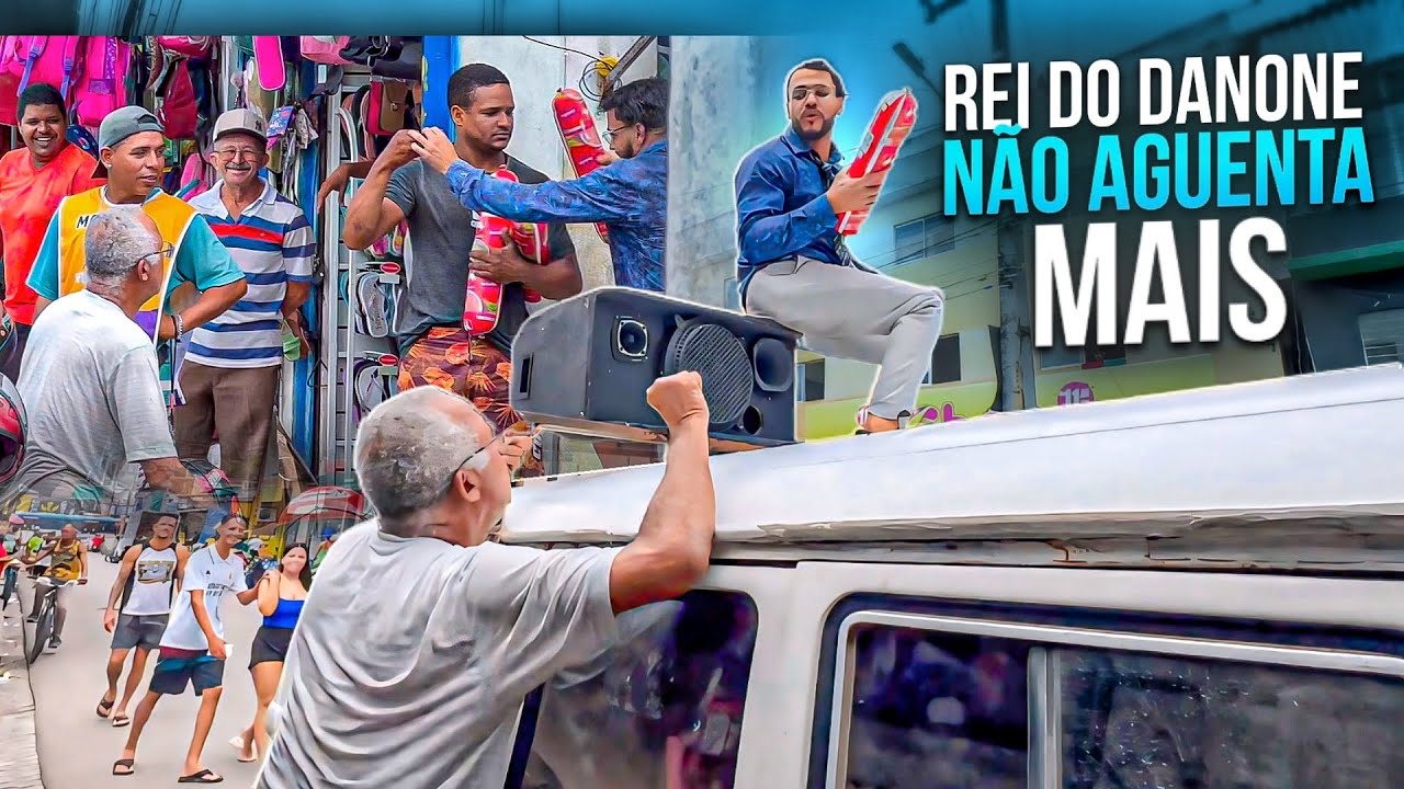 DIDINHO VENDENDO MORTADELA VENCIDA EM CIMA DA KOMBI DO REI DO DANONE | DIDINHO