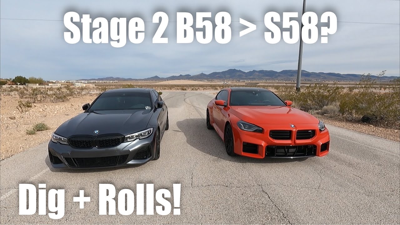2024 BMW M2 (stock) vs Stage 2 M340i xDrive RACE!