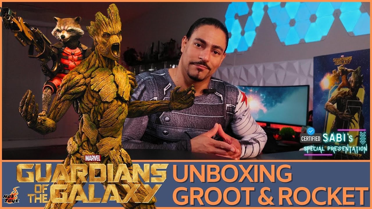 HOT TOYS ROCKET & GROOT - Guardians of the Galaxy | Unboxing, Posing & Review!