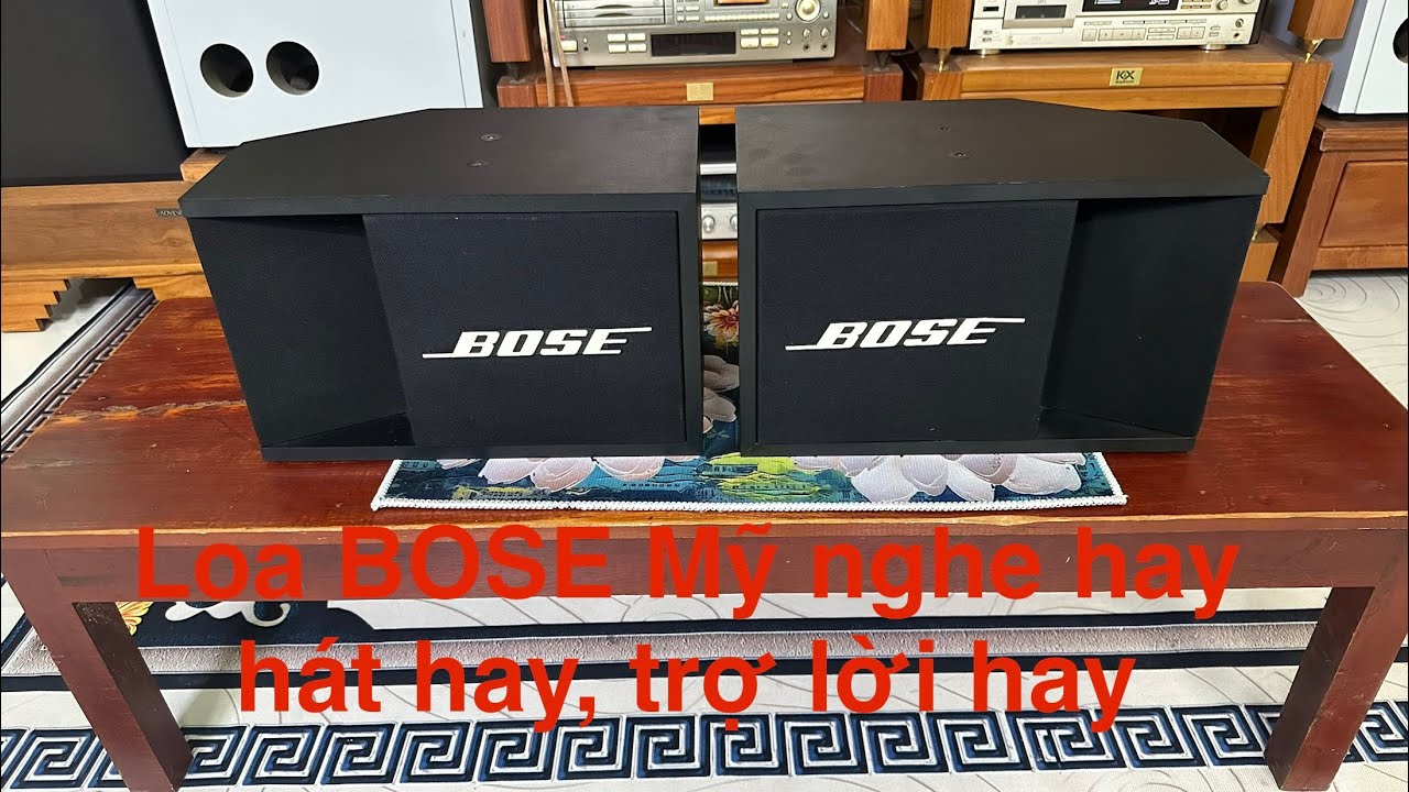 Loa BOSE 201 seri 2, dòng loa Mỹ, nghe nhạc và hát karaoke rất hay, tiếng bao phê, hát gia đình ok