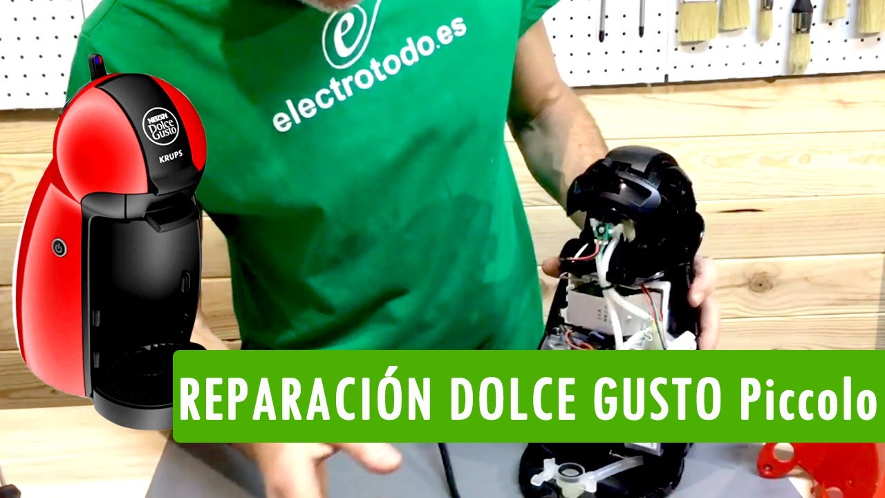 Reparación cafetera Dolce Gusto que pierde agua o fugas en depósito Dolce Gusto