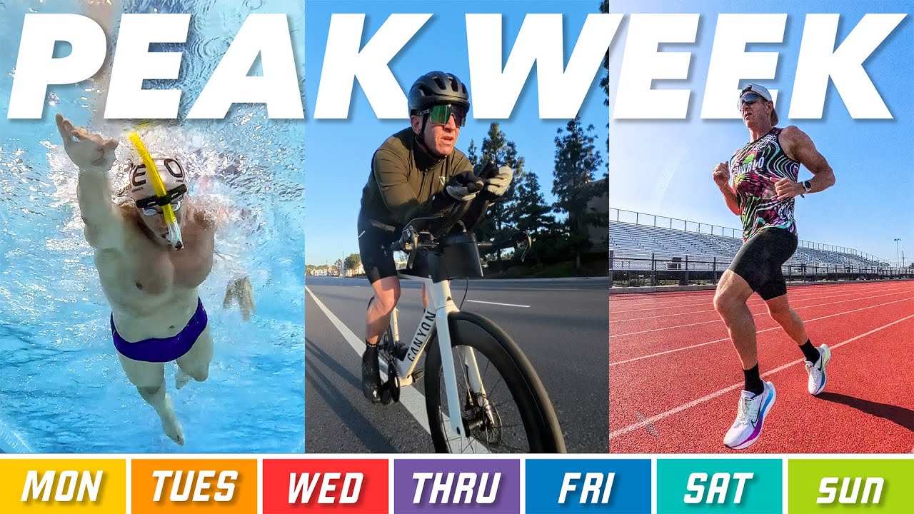 PEAK PHASE - Full Week of Training for Ironman 70.3 Morro Bay - Ep 9