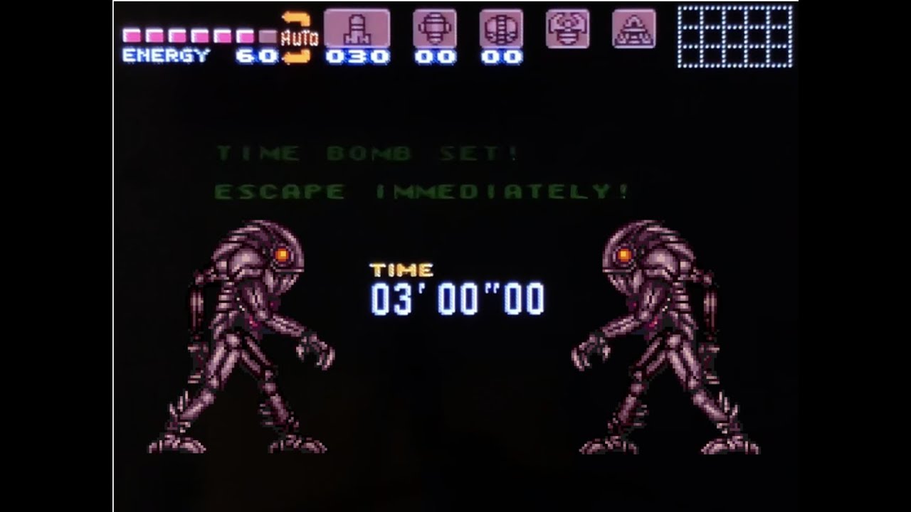 Super Metroid - Killing Bomb Torizo with Hyper Beam