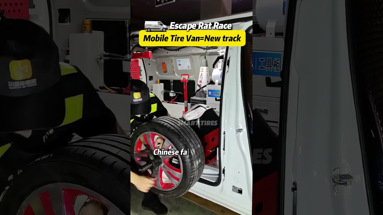 Full mobile tire van conversion and system install!Customization available #tire #tirecare