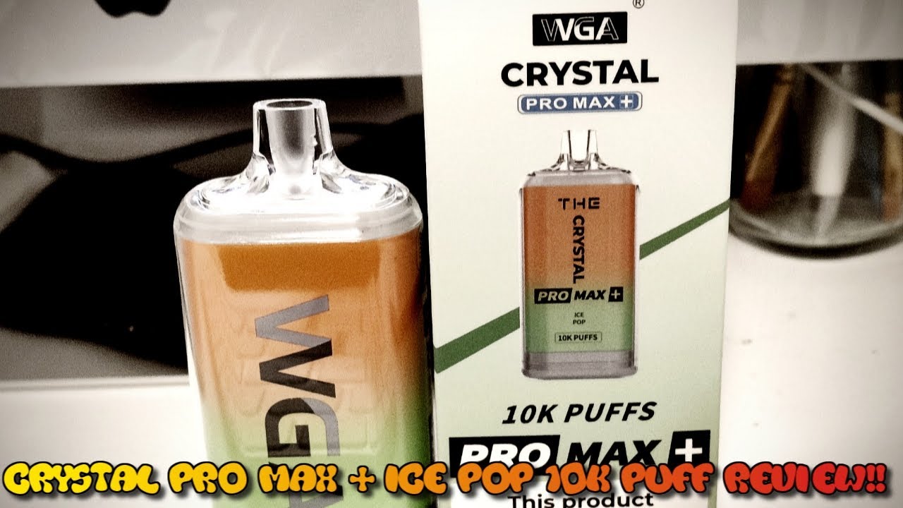 WGA Crystal Pro Max+ Ice Pop 10k Puff Vape Review!