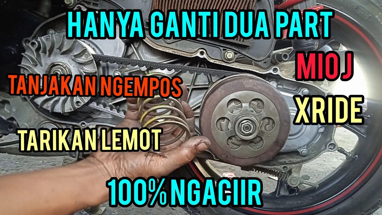 CARA MODIFIKASI KIRIAN METIK,yamaha mioj xride115,tenaga meledak