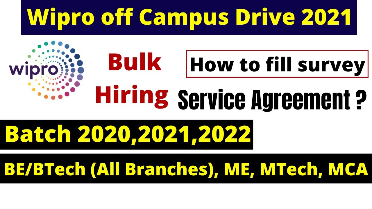 Wipro Recruitment 2021 | Wipro New Exam pattern ?| wipro off campus drive | Engineering graduate job