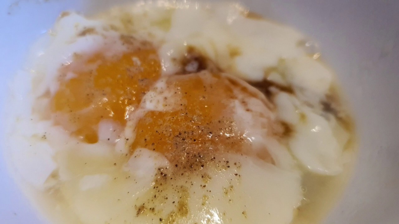 Homemade half boiled egg 生熟蛋