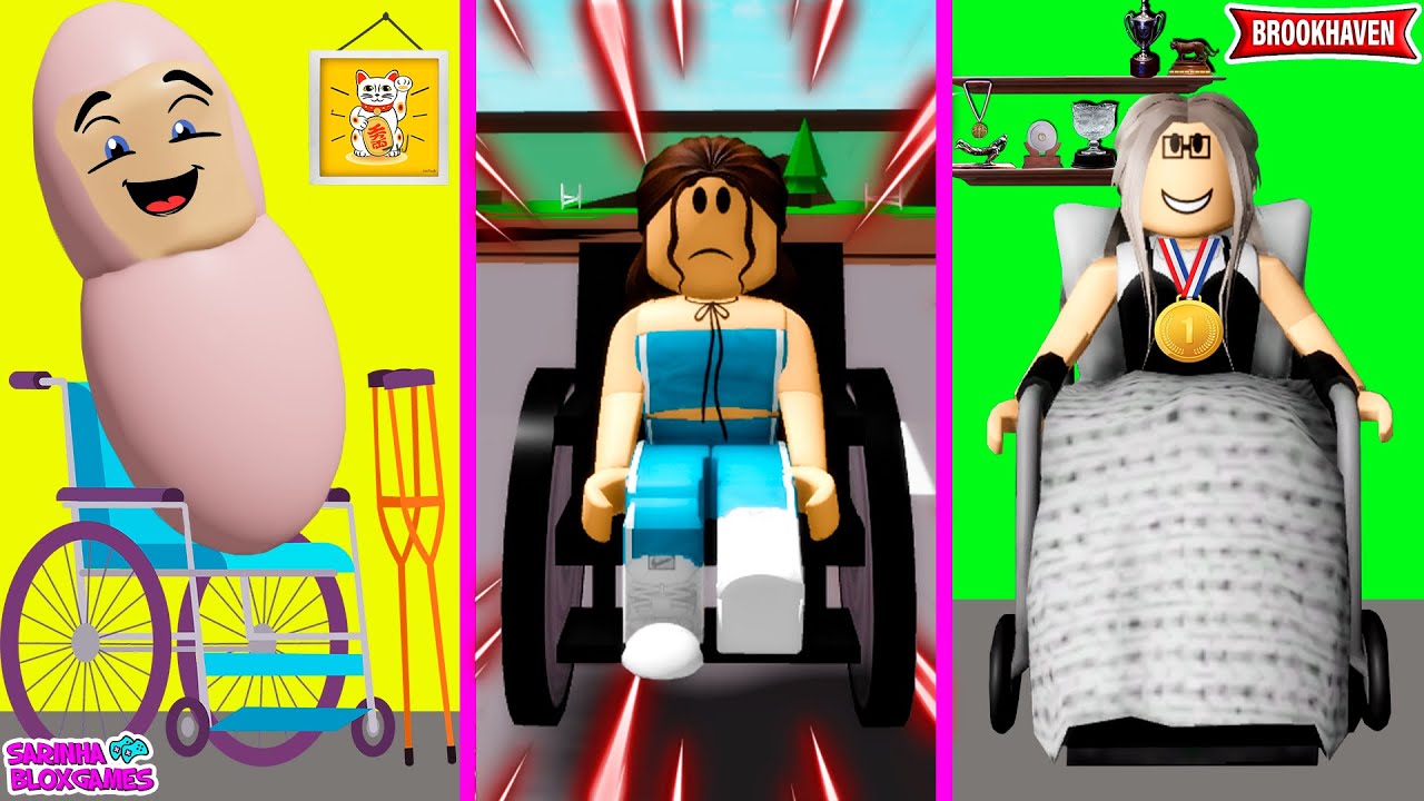 CICLO DE VIDA DE UMA CADEIRANTE  - HISTORINHA- BROOKHAVEN 🏡 RP | Roblox