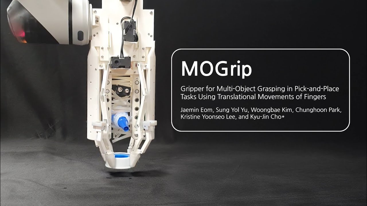 MOGrip: Gripper for Multi-Object Grasping in Pick-and-Place Tasks via Translational Finger Movements