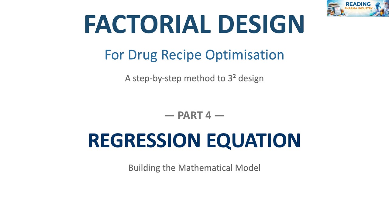 Regression Models | Turning Experiments into Equations