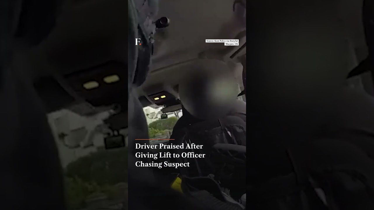 Driver Praised After Giving Lift to Officer Chasing Suspect