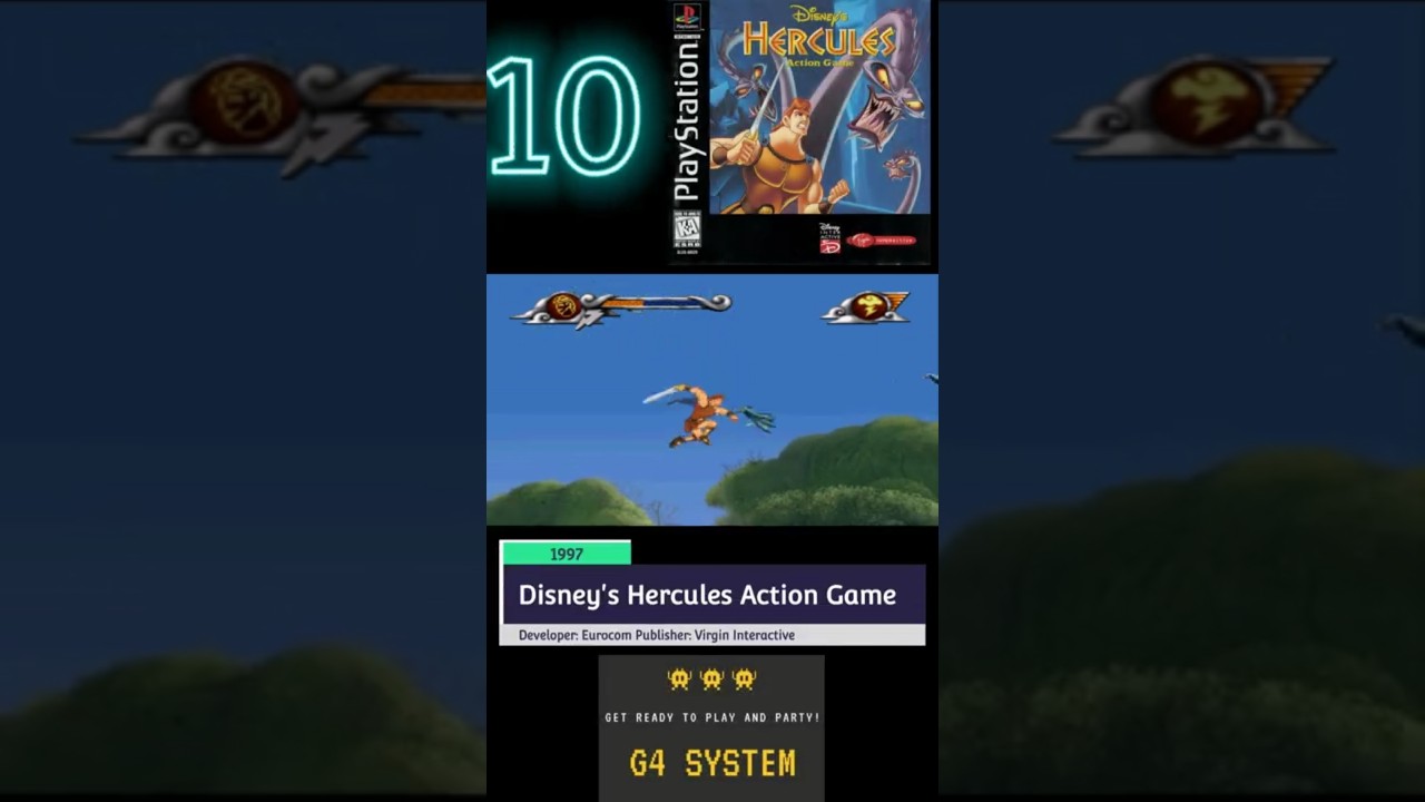 Top 10 best Platformer ps1 games #Shorts