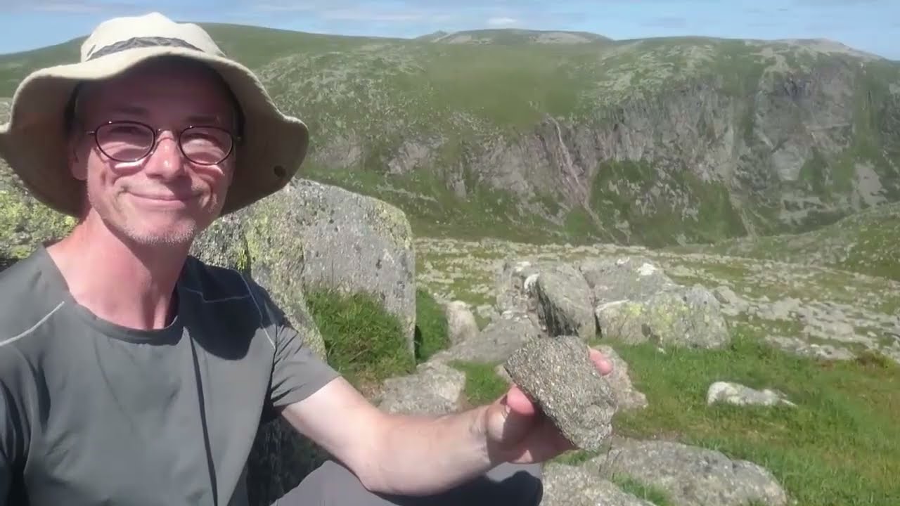 Metamorphic amphibolite from mountain roots, Cairn Bannoch