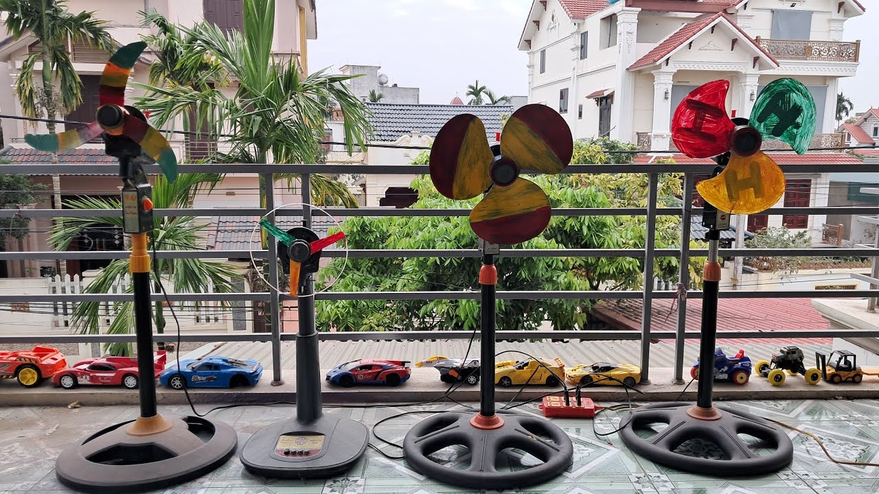 Let's see how four fans with different modified blades perform.