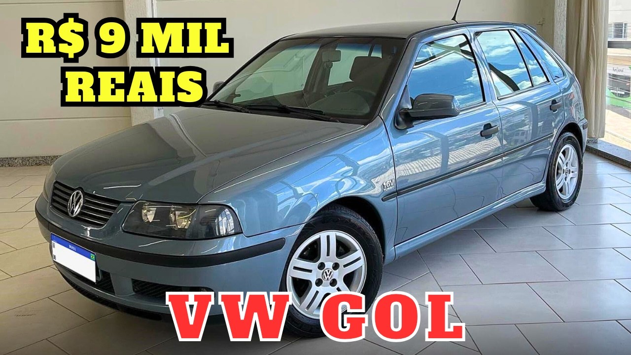 VOLKSWAGEN GOL À VENDA POR APENAS 9 MIL REAIS