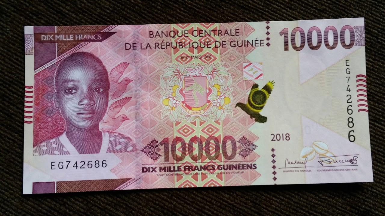 Guinea Banknote - 10000 Francs (2018) UNC