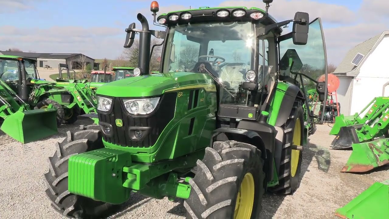 2022 John Deere 6R 140 Tractor w/ Cab! Like New! JD Warranty! For Sale by Mast Tractor Sales
