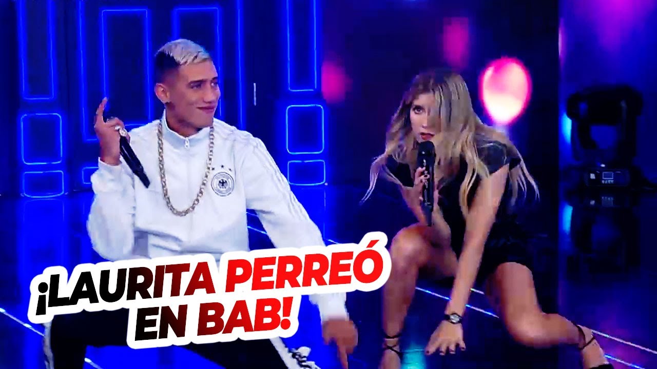El doble de L-GANTE se animó a cantar y perreó con Laurita Fernández