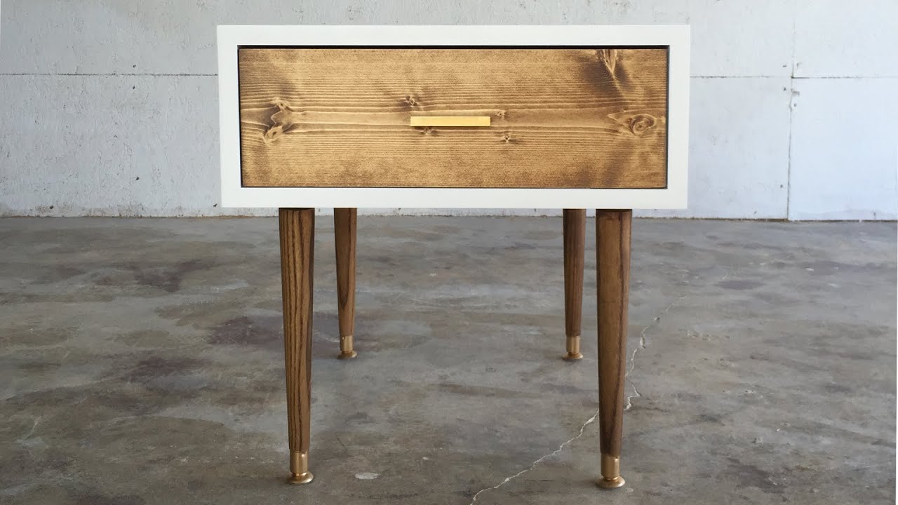 DIY MID CENTURY MODERN END TABLE | Modern Builds | EP. 29