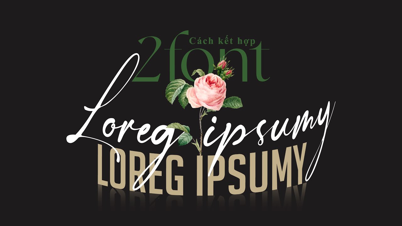 Cách kết hợp 2 font chữ & các tiêu chí đánh giá khi kết hợp font chữ