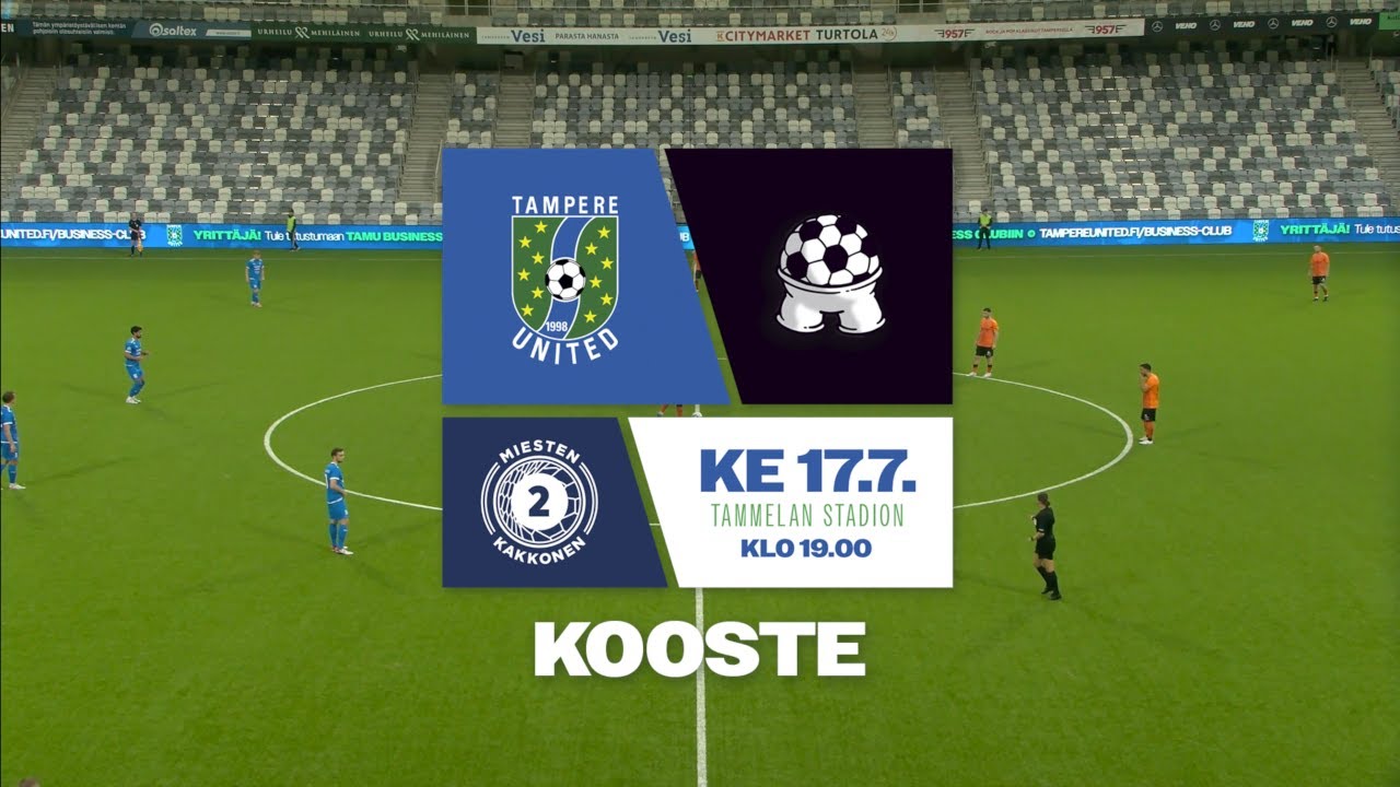 KOOSTE: Tampere United – SexyPöxyt / Kakkonen / 17.7.2024 / Tammelan stadion