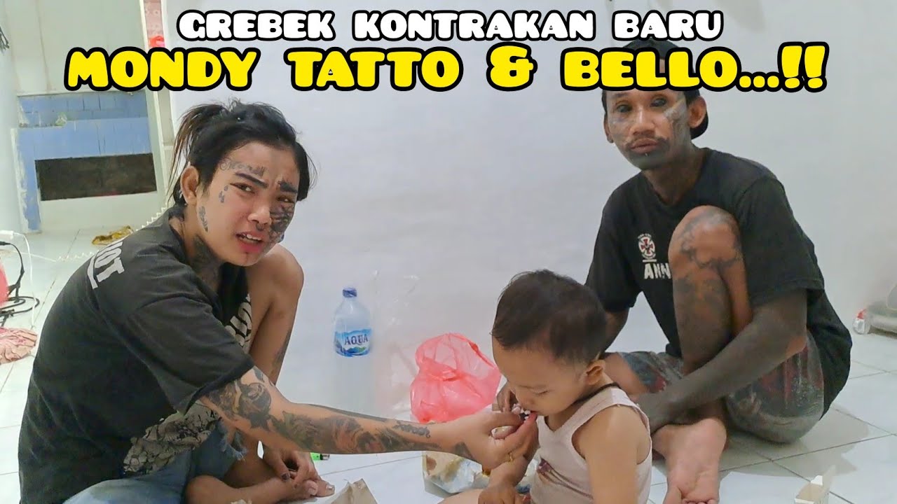 PINDAH KONTRAKAN⁉️GREBEK KONTRAKAN MONDY TATTO & BELLO‼️